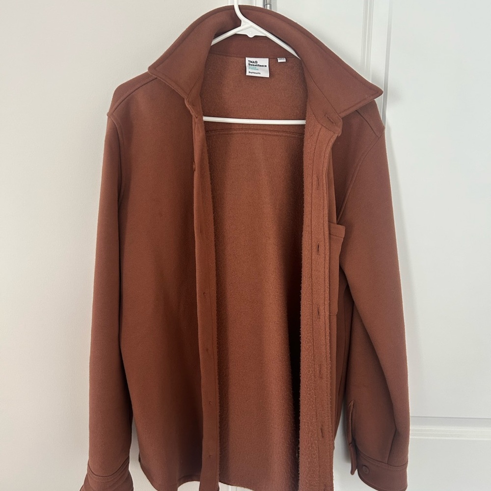 Aritzia TNA Sweatfleece Cozy Fleece Boyfriend fit - Picture 2 of 2